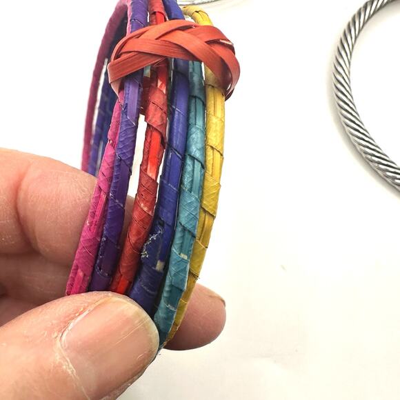 Mixed Bracelet Lot of 4 Bangle Multicolor Madewell NWT JNY Casual Jewelry Bundle - Picture 6 of 9